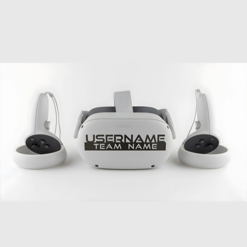 VR Headset Nameplate