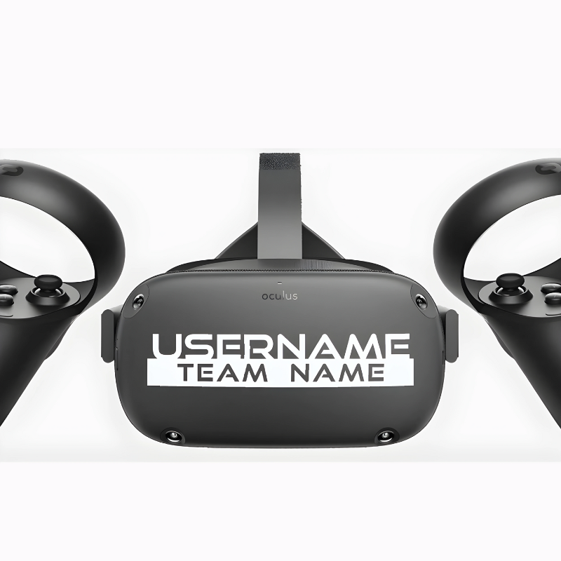 VR Headset Nameplate